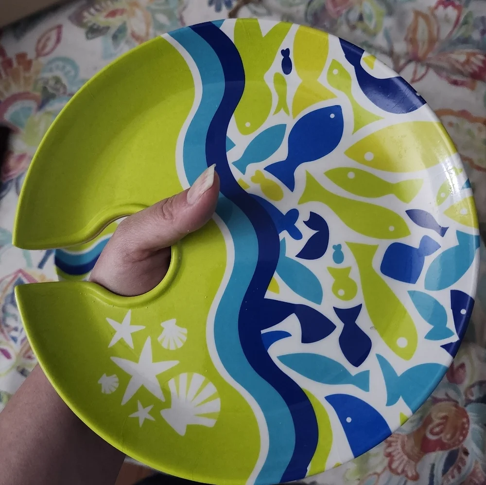 Evergreen Earth Aware colorful plate